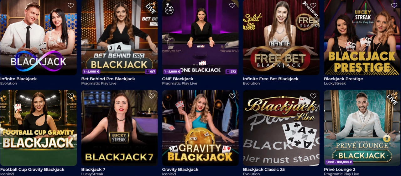 chocospin casino blackjack